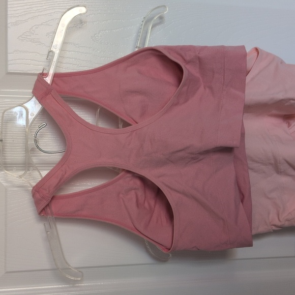 2 Pk Pink Padded Sports Bras - 3X - Picture 5 of 5